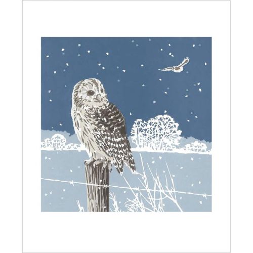 Lizzie Perkins Winter Tawnies Greetings Card LP3184X