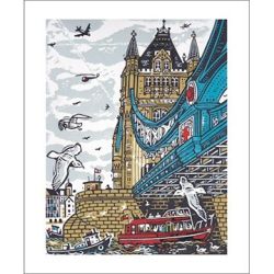 Mick Armson Tower Bridge London Greetings Card MN2066