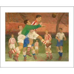 Peter Samuelson Football Match Greetings Card PS3281