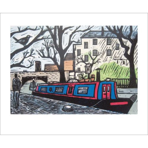 Rachel Clark Regents Canal Walk Greetings Card RA3169