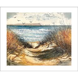 Sally Winter Down to the Seas Greetings Card SW3142