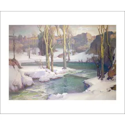 Samuel John 'Lamorna' Birch Winter Sunlight Greetings Card SB3313x