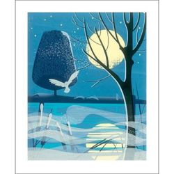 Sally Elford Moonlight Hares Greetings Card SE2074