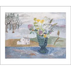 Christopher Wood Still Life in a Bankshead Window Greetings Card WD3211