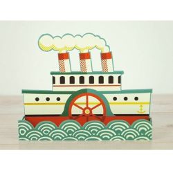 Tom Frost Boat Greetings Card TF1990