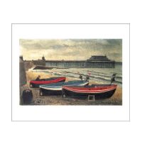 Tirzah Garwood Boats on Cromer Beach Greetings Card TG1943