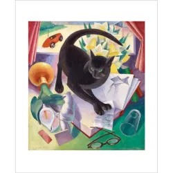 Angus Miller Parker The Uncivilised Cat Greetings Card AG3212