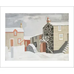 Wilhelmina Barns-Graham Snow Scene St Ives WB3315x