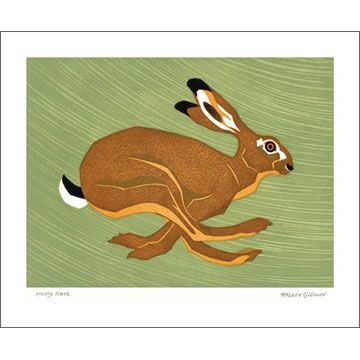 Robert Gillmor Hurry Hare Greetings Card RG1124