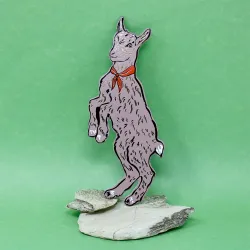 Ark Leather Bookmark Goat Dusty Pink
