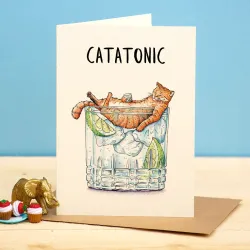 Bewilderbeest Catatonic Greetings Card