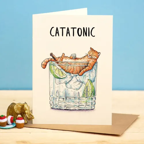 Bewilderbeest Catatonic Greetings Card