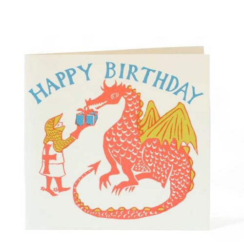 Happy Birthday Dragon Card