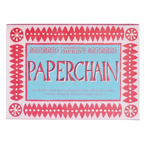 Cambridge Imprint Paperchain Red and Blue