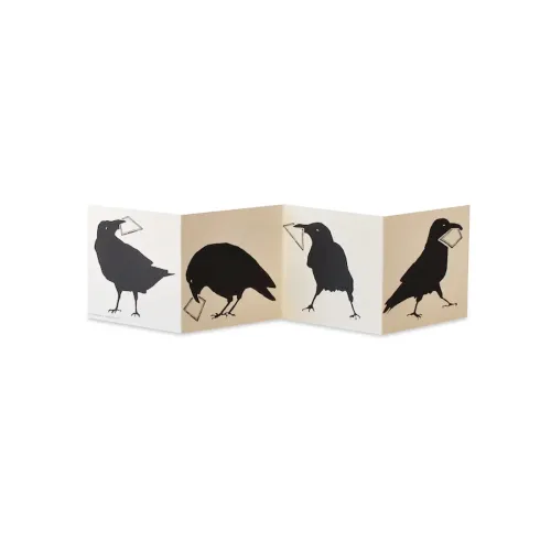 Cambridge Imprint Parliament of Crows Greetings Card