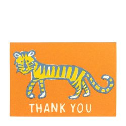 Tiger Small Thank You Cards Pack 6