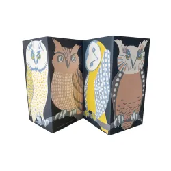 Cambridge Imprint Wise Old Birds Owls Concertina Greetings Card