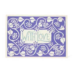 Cambridge Imprint With Love Blue Ivy Greetings Card