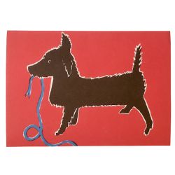 Cambridge Imprint Very Naughty Dog Greetings Card