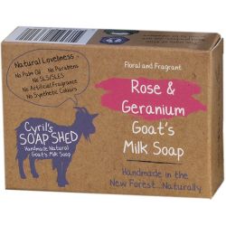 Rose and Geranium Goats Milk Soap
