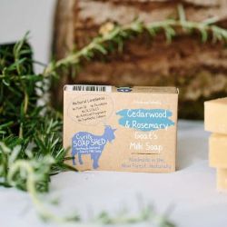 Cedarwood and Rosemary Goats Milk Soap