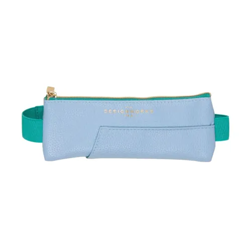 Designworks Pen Pouch Light Blue and Green