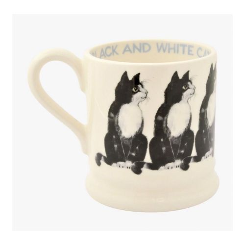 Emma Bridgewater Black and White Cat Half Pint Mug