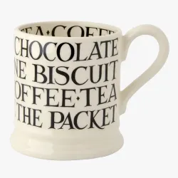 Emma Bridgewater Black Toast All Over Writing Mug