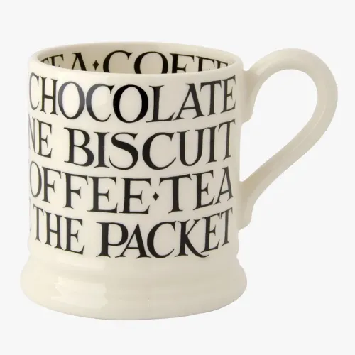 Emma Bridgewater Black Toast All Over Writing Mug