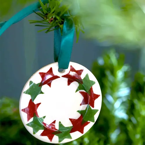 Emma Bridgewater Christmas Stars Tiny Plate Decoration