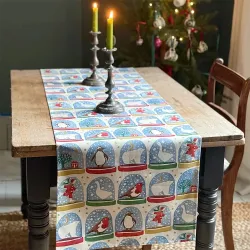 Emma Bridgewater Snow Globe Christmas Table Runner