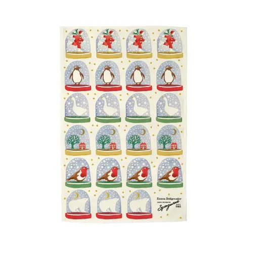 Emma Bridgewater Snow Globe Chirstmas Tea Towel