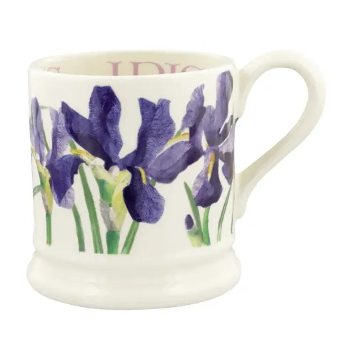 Emma Bridgewater Blue Iris Half Pint Mug