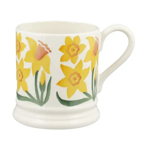 Emma Bridgewater Daffodil Hand Painted Daffodil Half Pint Mug
