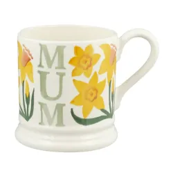 Emma Bridgewater Hand Painted Daffodil Mum Half Pint Mug