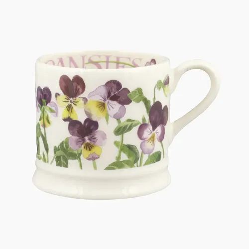 Emma Bridgewater Heartsease Pansies Small Mug