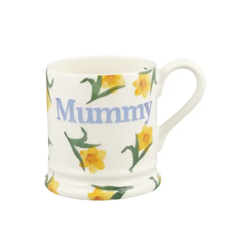 Emma Bridgewater Windblown Daffodils Mummy Half Pint Mug