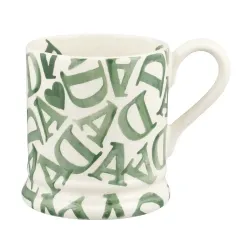 Emma Bridgewater Dad Green Half Pint Mug