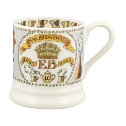 Emma Bridgewater 40 Years Commemorative Hlaf Pint Mug