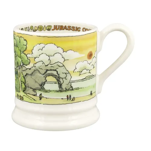 Emma Bridgewater Landscape of Dreams Jurassic Coast Half Pint Mug