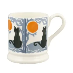Emma Bridgewater The Wise Witches Black Cats Half Pint Mug