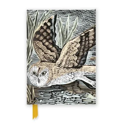Angela Harding Marsh Owl Foiled A5 Ruled Journal