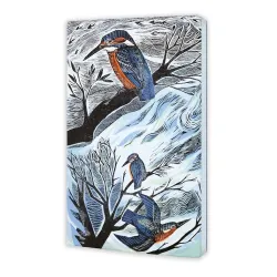 Angela Harding Suffolk Kingfisher Paperback A5 Notebook