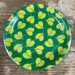 Gabrielle Good Green Heart Leaf Birch Ply Coaster