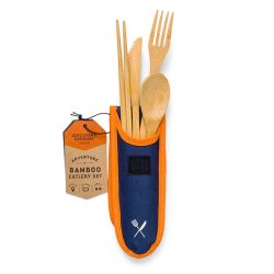 Gentleman's Hardware Bamboo Travel Cutlery Set