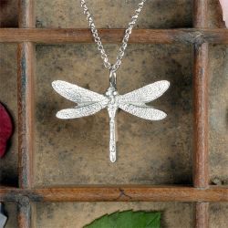 Glover and Smith Pewter Dragonfly Necklace