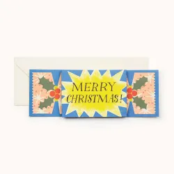 Hadley Christmas Cracker Starburst Card