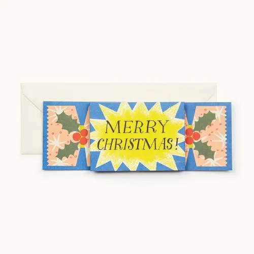 Hadley Christmas Cracker Starburst Card
