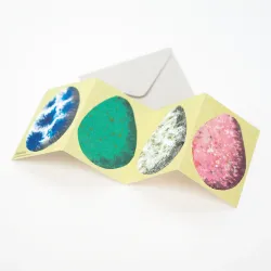 Hadley Eggs Concertina Greetings Card