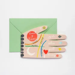 Palm Reading Greetings Card